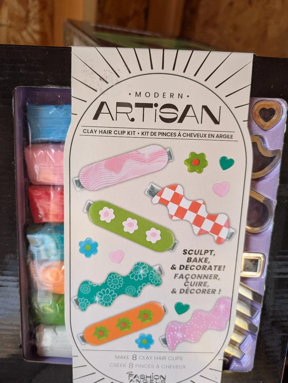 Kids Clay Hair Clip Kit – Multicolor